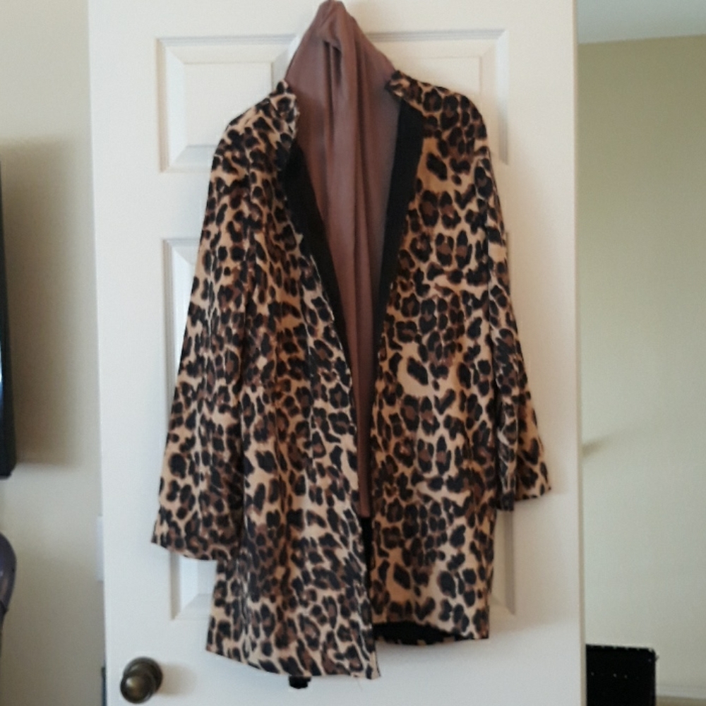 Animal print jacket/cardi